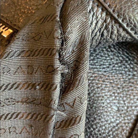 Vintage Prada Leather Milano Dal 1913 Bar Bag - Picture 13 of 13